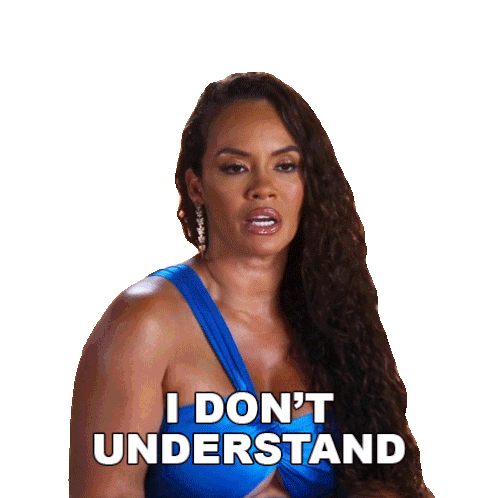 I Don'T Understand Evelyn Lozada Sticker - I Don'T Understand Evelyn Lozada Basketball Wives Los Angeles Stickers