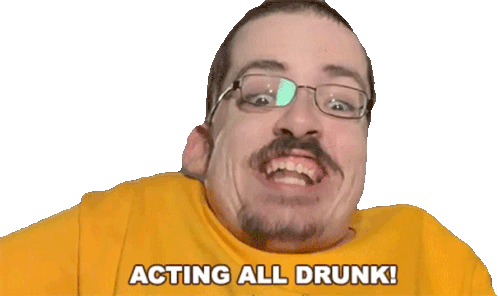 Acting All Drunk Acting Drunk Sticker - Acting All Drunk Acting Drunk Faking It Stickers