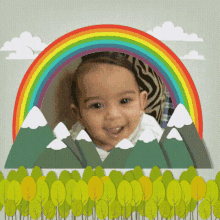 Baby Smile GIF - Baby Smile Rainbow GIFs