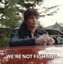 We'Re Not Fighting Maeve Wiley GIF - We'Re Not Fighting Maeve Wiley Emma Mackey GIFs