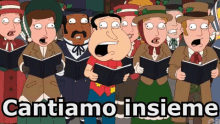 Strabico Family Guy Cantare Coro Strabici GIF - Cross Eyed Squinty Family Guy GIFs
