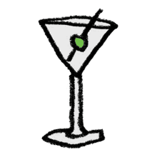 emoji martini