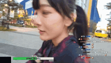 a woman 's face is shown in front of a screen that says $ 399.99