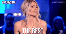 a naked woman says the best on a tv show