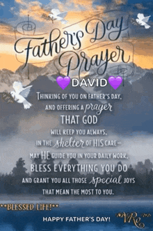 Happy Fathers Day Fathers Day Prayer GIF