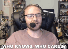 Who Knows Who Cares GIF - Who Knows Who Cares William Newberry GIFs