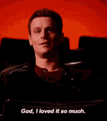 Glee Jesse St James GIF - Glee Jesse St James God I Loved It So Much GIFs