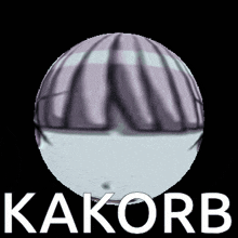 a picture of a person 's head with the word kakorb on it
