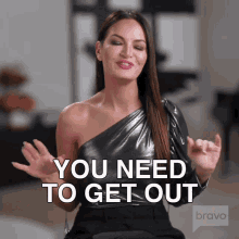 You Need To Get Out Lisa Barlow GIF - You Need To Get Out Lisa Barlow Real Housewives Of Salt Lake City GIFs