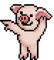 Pig Dancing Sticker