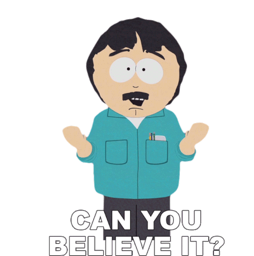 Can You Believe It Randy Marsh Sticker - Can You Believe It Randy Marsh South Park Stickers
