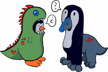 peterypieses huh what dinosaur penguin