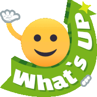 Whats Up Smiley Guy Sticker - Whats Up Smiley Guy Joypixels Stickers