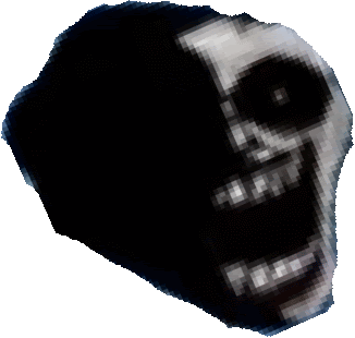 Troll Face Troll Scary Sticker - Troll Face Troll Scary Discord Dark Mode  Troll - Discover & Share GIFs