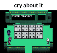 Deltarune Cry About It GIF - Deltarune Cry About It Deltarune Chapter2 GIFs