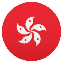 Hongkong Sar China Flags Sticker