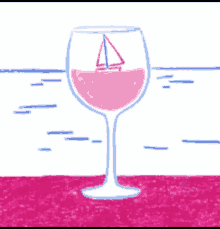 Wine Drinking GIF