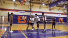 lifting basketball
