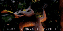 Rsjungle King Julien GIF - Rsjungle King Julien I Like To Move It Move It GIFs