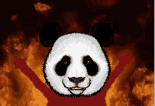 Panda Mad Panda GIF - Panda Mad Panda Burn It Down GIFs