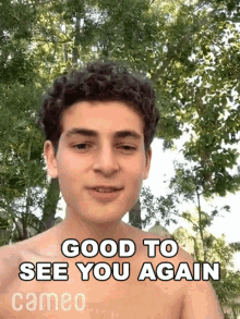 Good To See You Again Hope Youre Doing Good David Mazouz GIF - Good To See You Again Hope Youre Doing Good David Mazouz Cameo GIFs