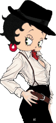Betty Boop Gangster Sticker - Betty Boop Gangster Great Clothes Stickers