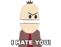 I Hate You Scott Sticker - I Hate You Scott South Park Stickers