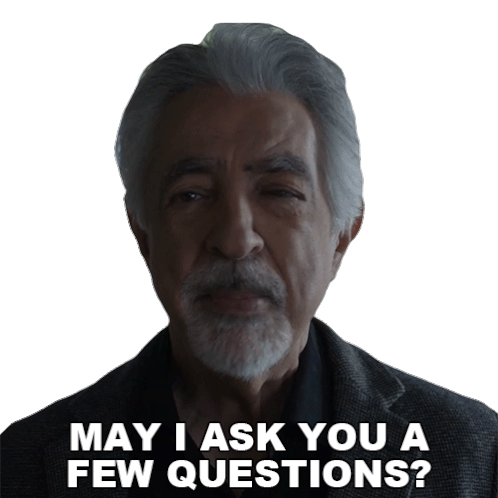 May I Ask You A Few Questions David Rossi Sticker - May I Ask You A Few Questions David Rossi Criminal Minds Evolution Stickers