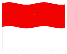 a logo for indonesia has a red white and gold eagle on it