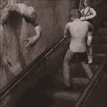 silent hill4 horror scary wall fight