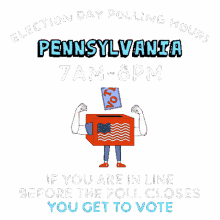 pennsylvania pa election day polling hours 7am8pm vote