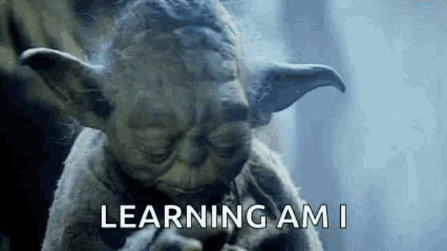 Yoda Star Wars GIF - Yoda Star Wars Learning Am I - Discover & Share GIFs