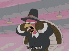 revenge vengeance turkey revenge simpsons