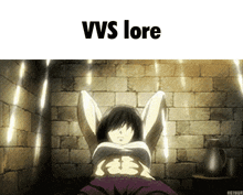 a picture of a girl with the words vvs lore on the bottom