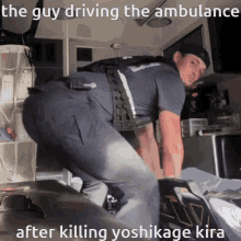 Yoshikage Kira Kira GIF - Yoshikage Kira Kira Ambulance GIFs