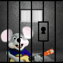 Jailed Rat Chuckie Cheese GIF