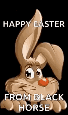 From Black Horse Happy Easter GIF - From Black Horse Happy Easter Bunny GIFs