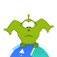 On Top Of The World Om Nom Sticker - On Top Of The World Om Nom Cut The Rope Stickers