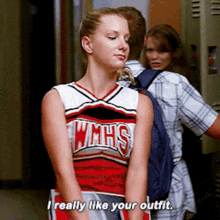 Glee Brittany Pierce GIF - Glee Brittany Pierce I Really Like Your Outfit GIFs