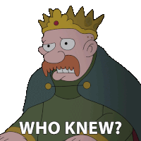Who Knew King Zøg Sticker