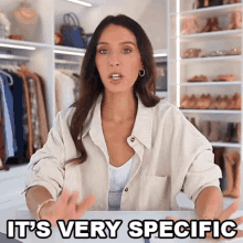 Its Very Specific Shea Whitney GIF - Its Very Specific Shea Whitney A Very Special One GIFs