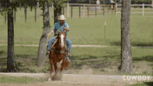 Horseback Riding Jackson Taylor GIF - Horseback Riding Jackson Taylor Ultimate Cowboy Showdown Season2 GIFs