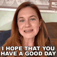 I Hope That You Have A Good Day Bonnie Wright GIF