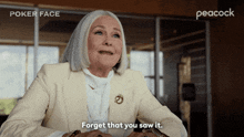 Forget That You Saw It Laura GIF - Forget That You Saw It Laura Cherry Jones GIFs