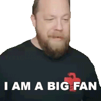 I Am A Big Fan Ryan Bruce Sticker - I Am A Big Fan Ryan Bruce Fluff Stickers