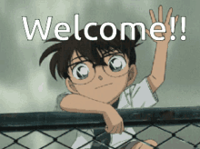 Detective Conan Case Closed GIF - Detective Conan Case Closed Welcome GIFs
