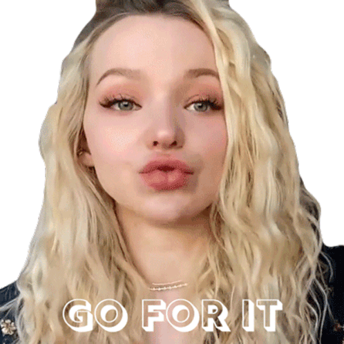 Go For It Dove Cameron Sticker - Go For It Dove Cameron Seventeen Stickers