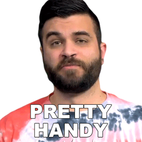 Pretty Handy Andrew Baena Sticker - Pretty Handy Andrew Baena Convenient Stickers