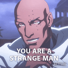 You Are A Strange Man Isaac GIF - You Are A Strange Man Isaac Castlevania GIFs