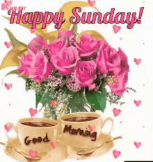 Happy Sunday Good Morning GIF - Happy Sunday Good Morning Coffee GIFs